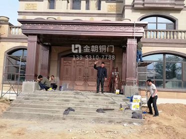 別墅銅門(mén)安裝案例