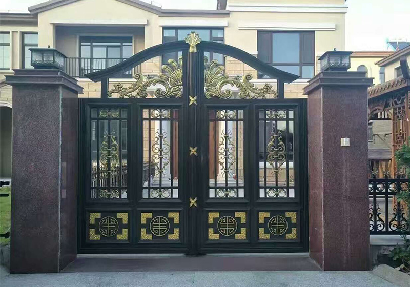濟南鋁藝大門,山東鋁藝大門
